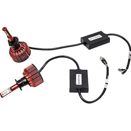 Aftermarket KM LED H1 Bulb Headlight Conversion Kit 2721-KM